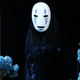 Pictured is the live-action version of No-face.